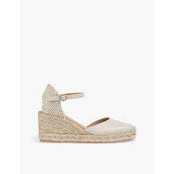 Lk Bennett Marissa wedge-heel leather espadrilles | LYBSTORE