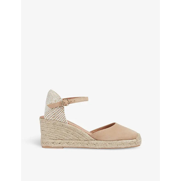 Lk Bennett Marissa wedge-heel suede espadrilles