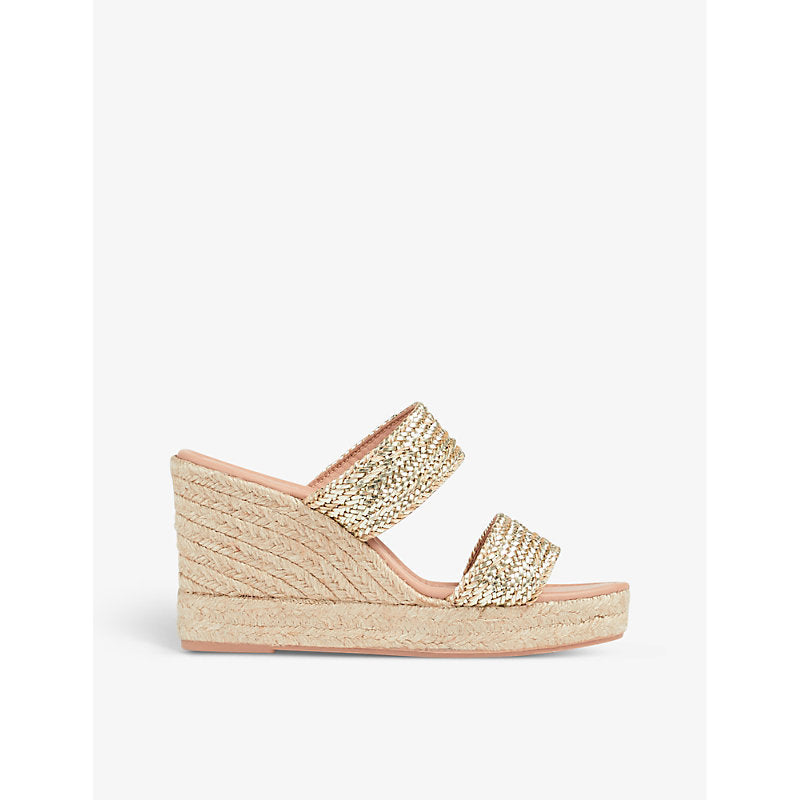 Lk Bennett Renlee woven-strap leather mules | LYBSTORE