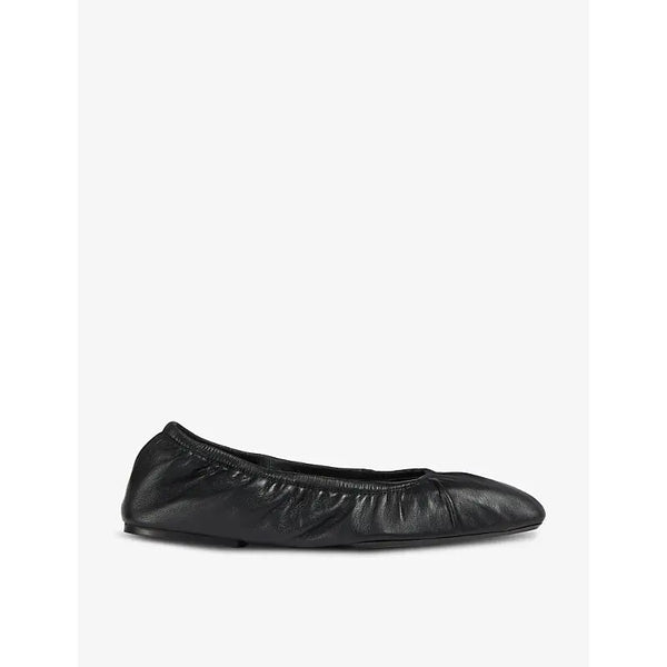 Lk Bennett Tayla folded leather ballet flats