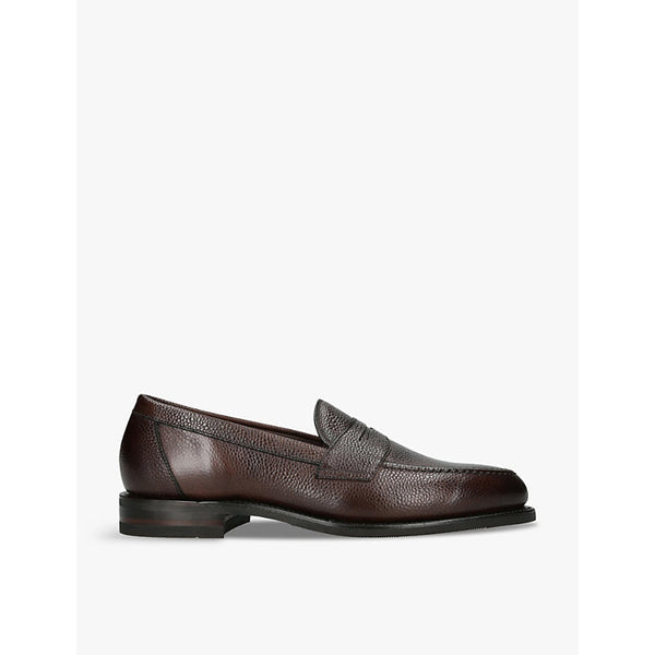 Loake Imperial grained-leather loafers