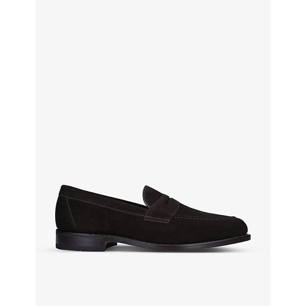 Loake Imperial strap suede loafers | LYBSTORE