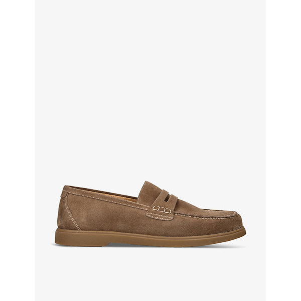 Loake Lucca suede penny loafers