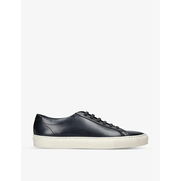 Loake Sprint contrast-stich leather low-top trainers