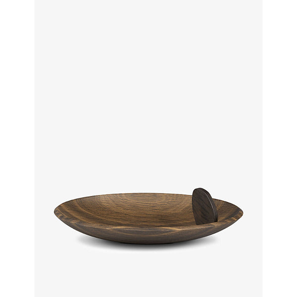 Lobjet Kelly Behun Leaf wood oval bowl 30cm | LYBSTORE