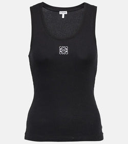 Loewe Anagram cotton-blend tank top | LYBSTORE