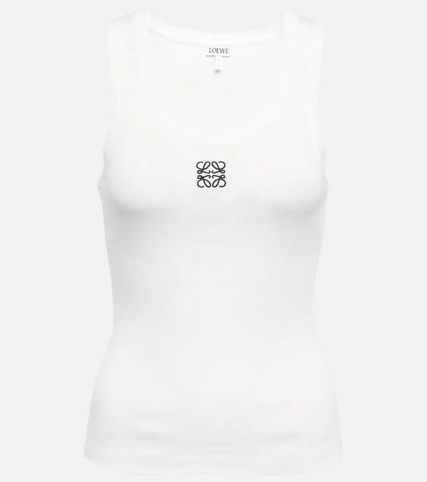 Loewe Anagram cotton-blend tank top