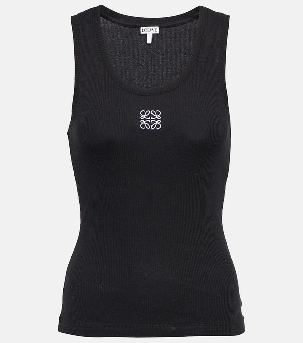 Loewe Anagram cotton-blend tank top