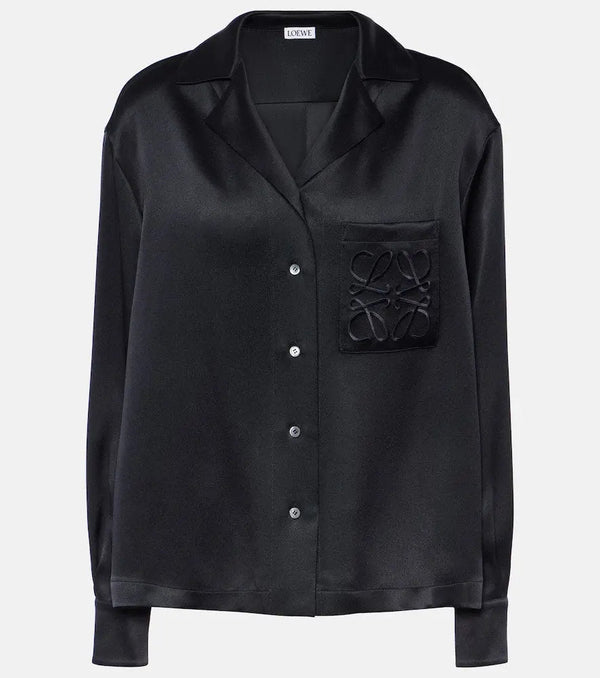 Loewe Anagram silk shirt | LYBSTORE