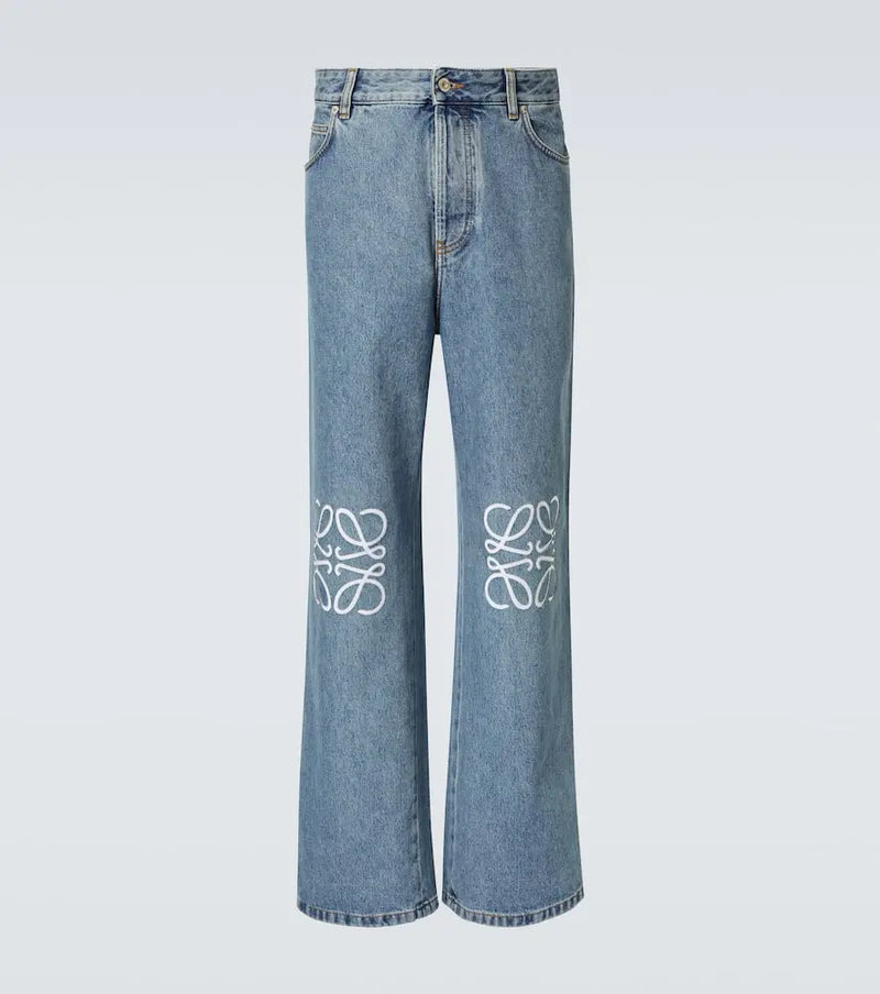 Loewe Anagram wide-leg jeans | LYBSTORE