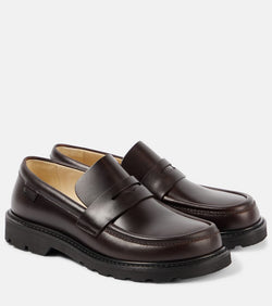 Loewe Blaze leather loafers