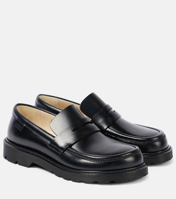 Loewe Blaze leather penny loafers | LYBSTORE