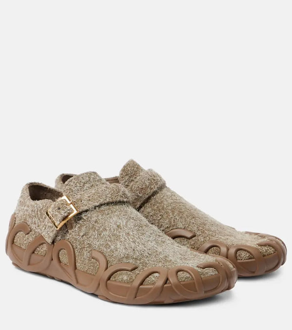 Loewe Brushed suede loafers | LYBSTORE