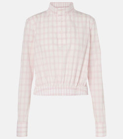 Loewe Checked cotton top