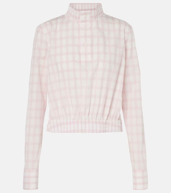 Loewe Checked cotton top