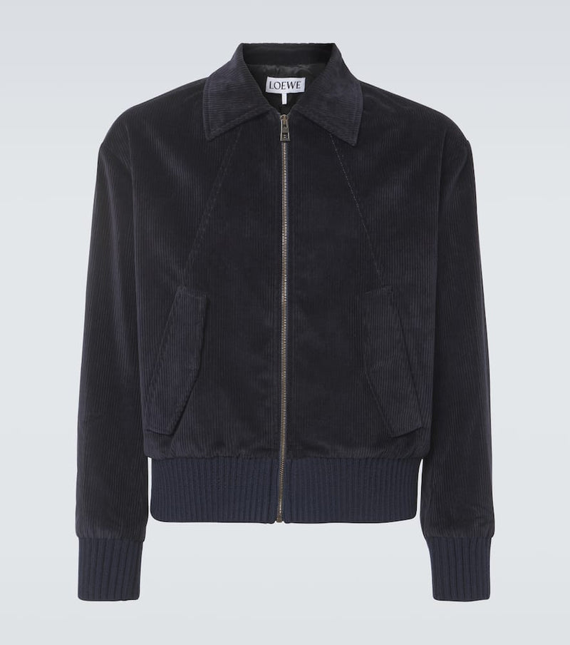 Loewe Cotton and cashmere corduroy blouson