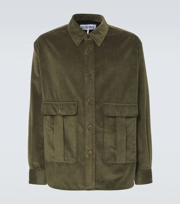 Loewe Cotton and cashmere corduroy overshirt