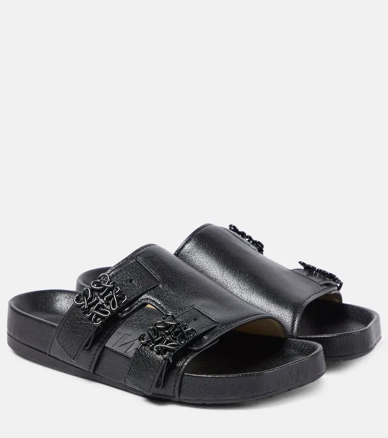 Loewe Ease leather slides | LYBSTORE