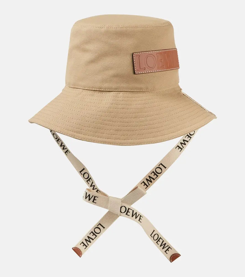 Loewe Fisherman cotton canvas bucket hat | LYBSTORE