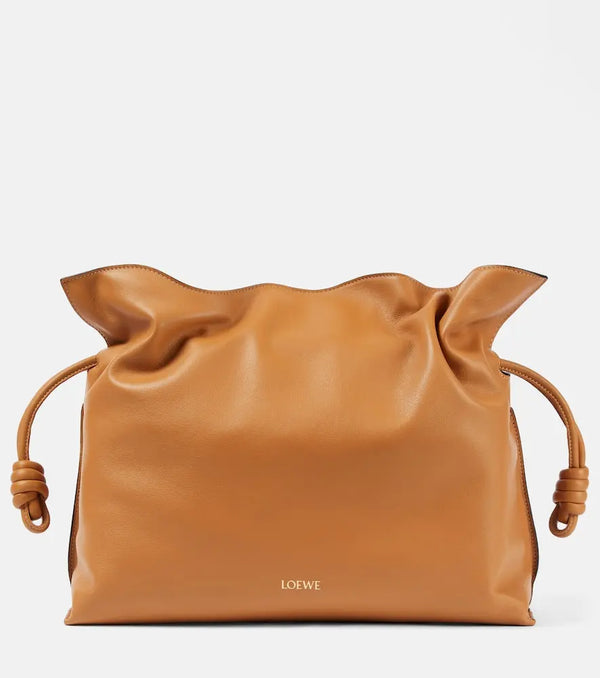 Loewe Flamenco Large leather clutch | LYBSTORE