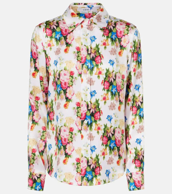 Loewe Floral silk shirt