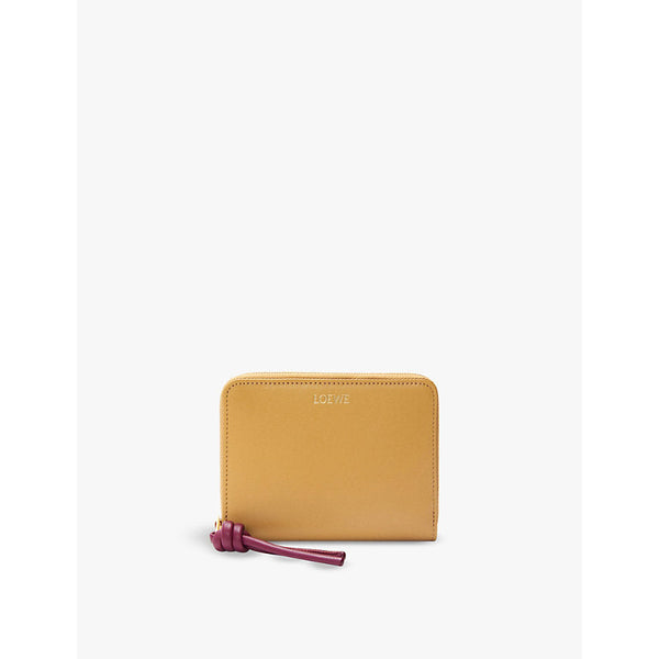 Loewe Knot logo-print leather wallet | LYBSTORE