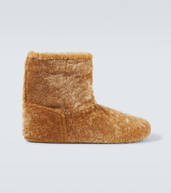 Loewe Lago shearling ankle boots