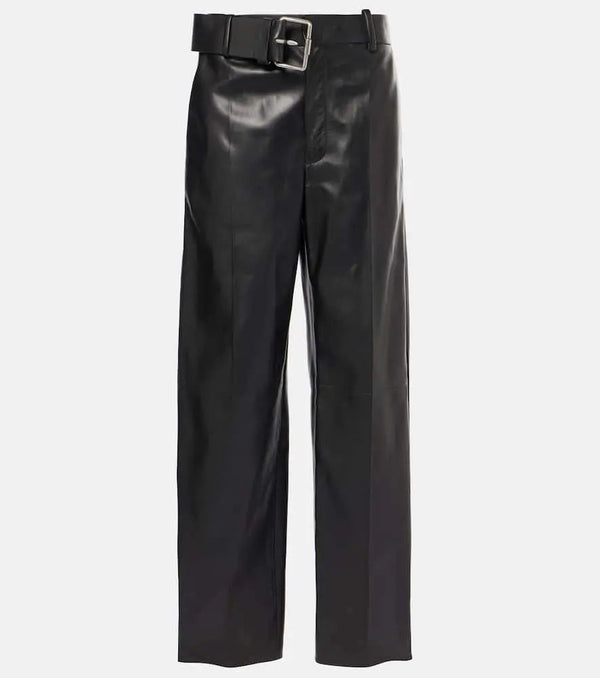 Loewe Leather straight pants | LYBSTORE