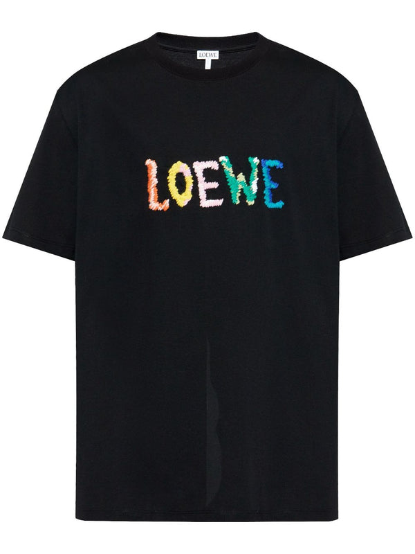 Loewe Logo Print T Shirt