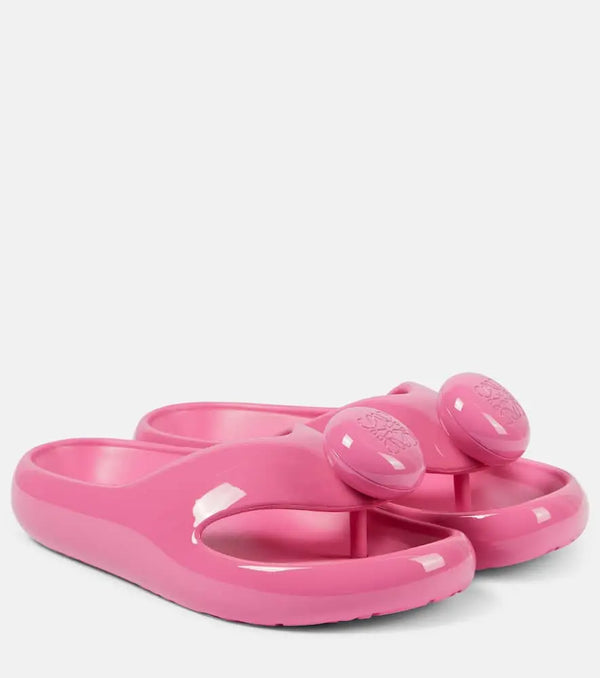 Loewe Paula's Ibiza Foam Pebble thong sandals | LYBSTORE