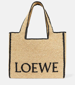 Loewe Paula's Ibiza Large raffia shopper | LYBSTORE