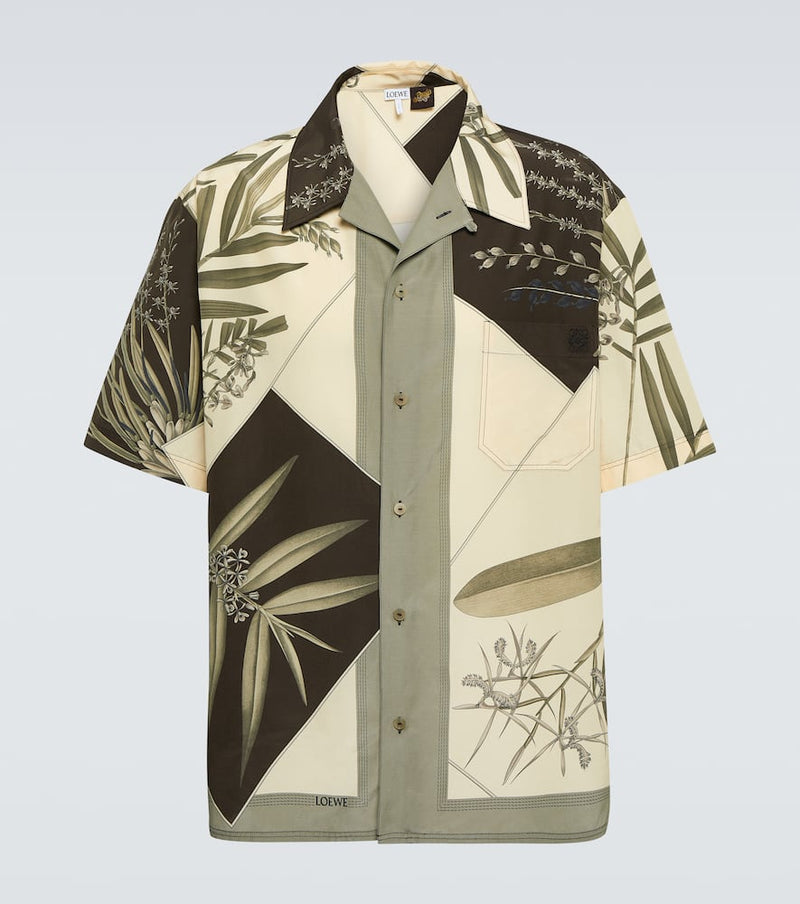 Loewe Paula's Ibiza cotton and silk bowling shirt