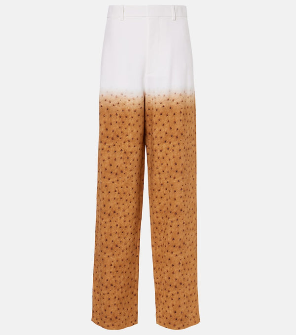 Loewe Printed jersey wide-leg pants