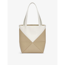 Loewe Puzzle Fold mini leather tote bag