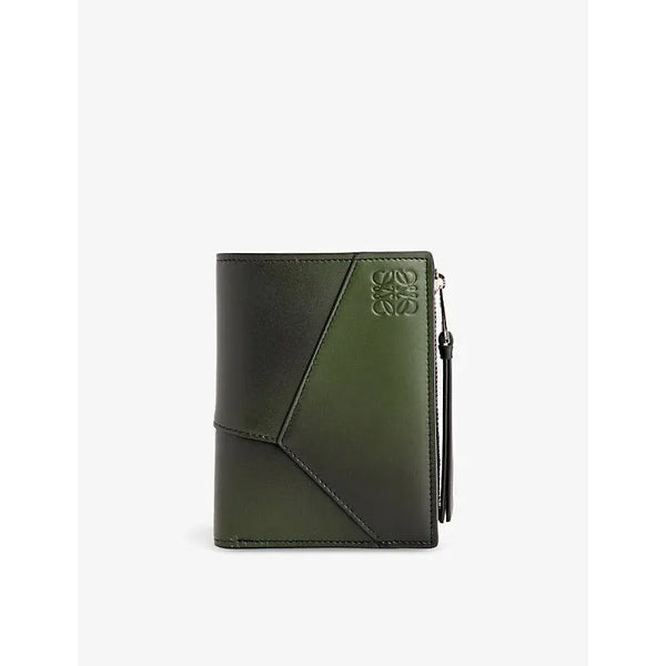 Loewe Puzzle brand-debossed leather zip wallet | Loewe