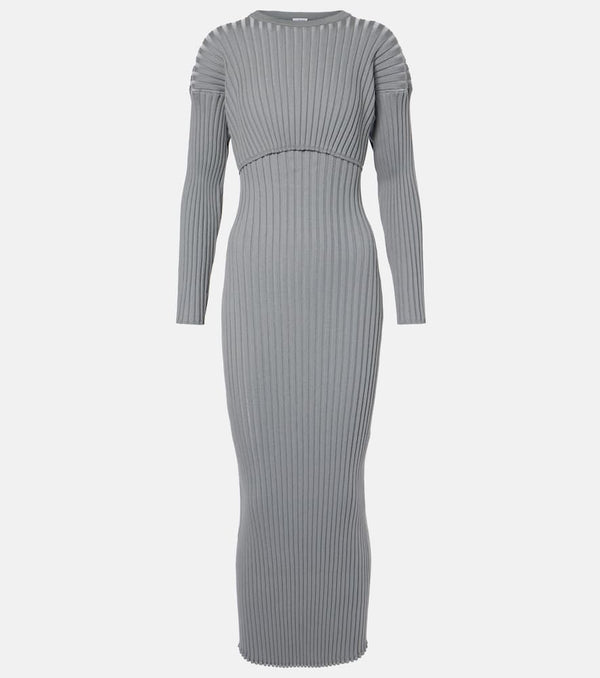 Loewe Ribbed-knit maxi dress