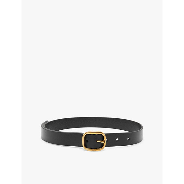 Womens Loewe Rounded leather belt