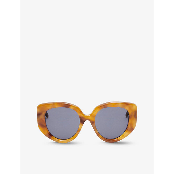 Loewe Tortoiseshell butterfly-frame acetate sunglasses | LYBSTORE