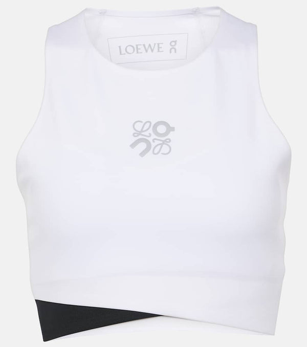 Loewe x On Performance logo bra top