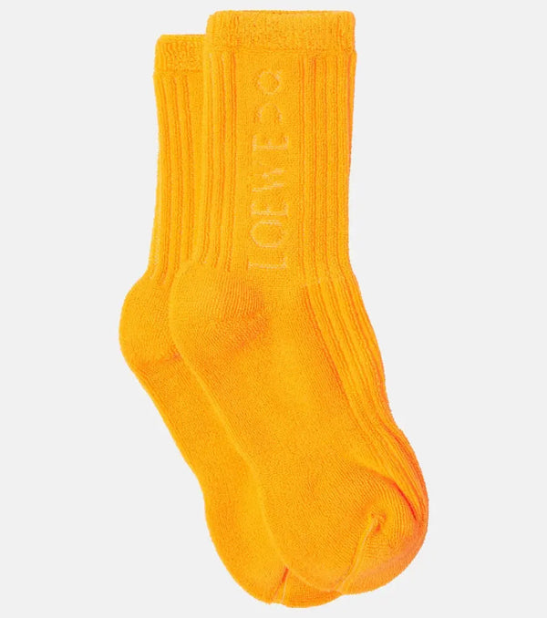 Loewe x On logo cotton-blend socks | LYBSTORE