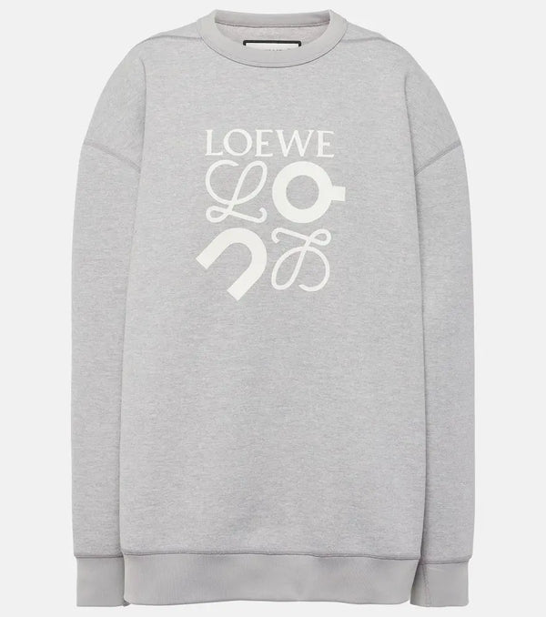 Loewe x On logo jersey sweatshirt