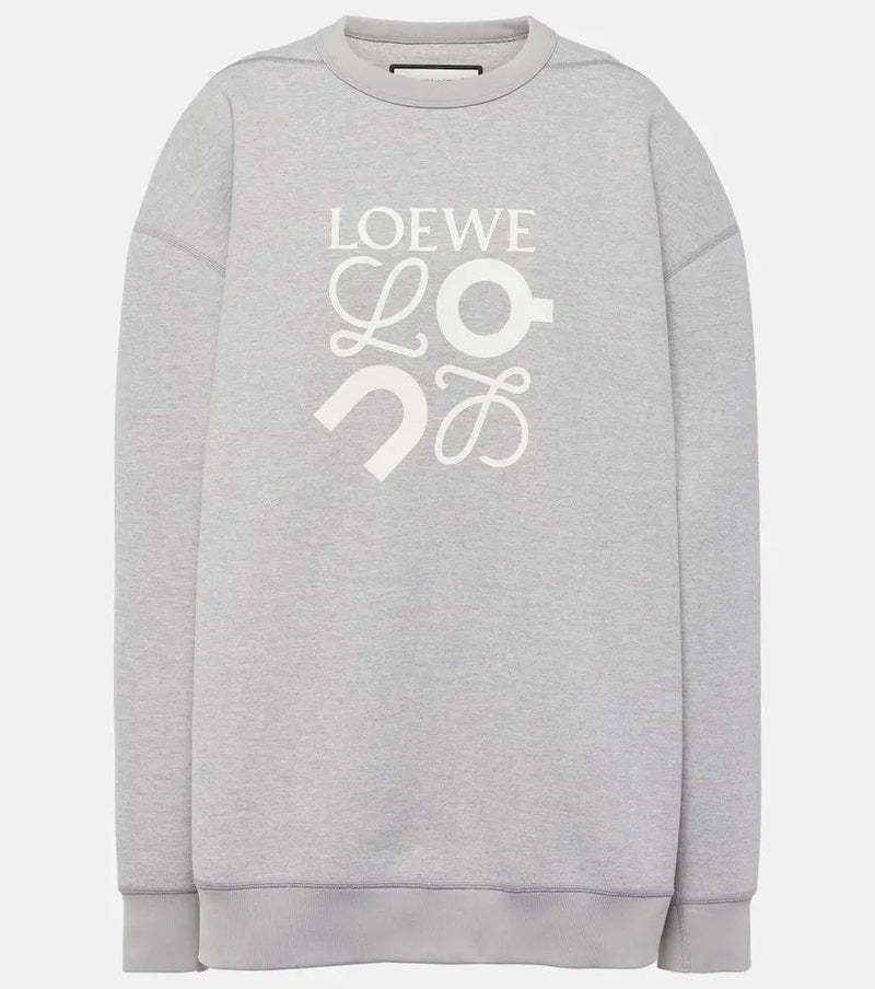 Loewe x On logo jersey sweatshirt