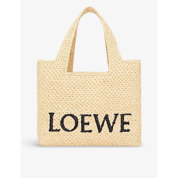 Loewe x Paula's Ibiza small raffia tote bag | LYBSTORE