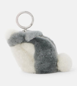 Loewe x Suna Fujita Bunny shearling coin purse