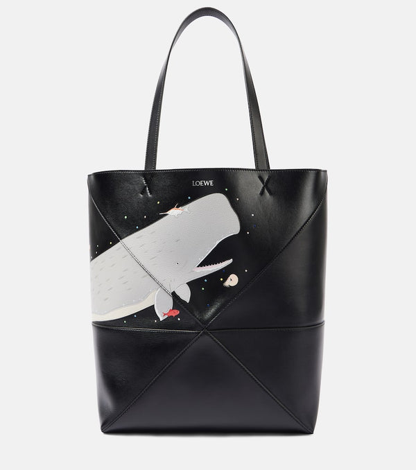 Loewe x Suna Fujita Puzzle Fold Whale Large tote bag