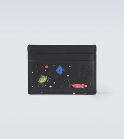 Loewe x Suna Fujita Simple Deep Sea leather card holder