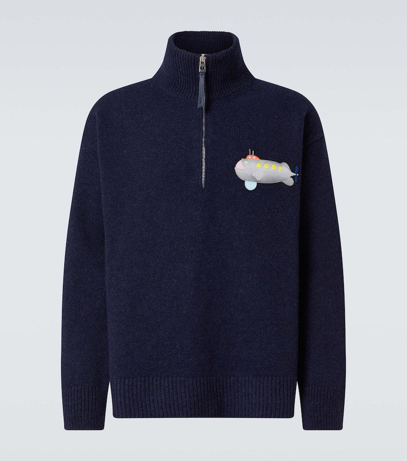 Loewe x Suna Fujita Submarine half-zip sweater