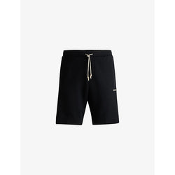 Logo-embossed regular-fit stretch-cotton shorts