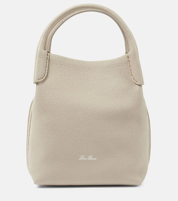 Loro Piana Bale Small leather tote bag | LYBSTORE