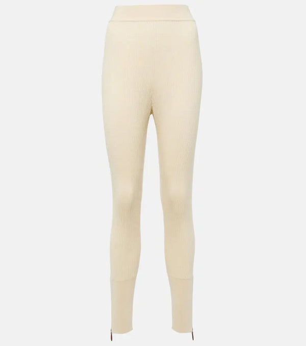 Loro Piana Cashmere and silk-blend leggings